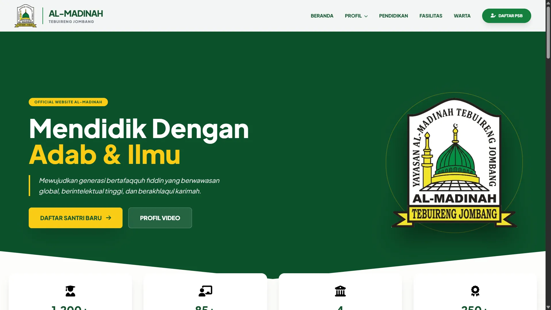Official School Website Al-Madinah